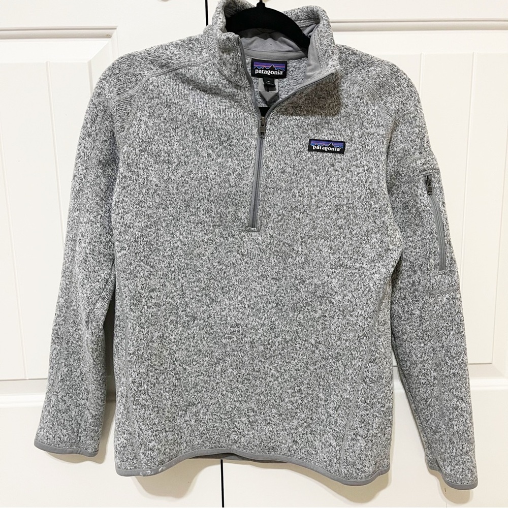 Patagonia Better Sweater Weather Pullover Quarter Zip in Gray